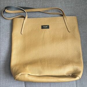 Lance Pierres Tan Leather Tote Bag